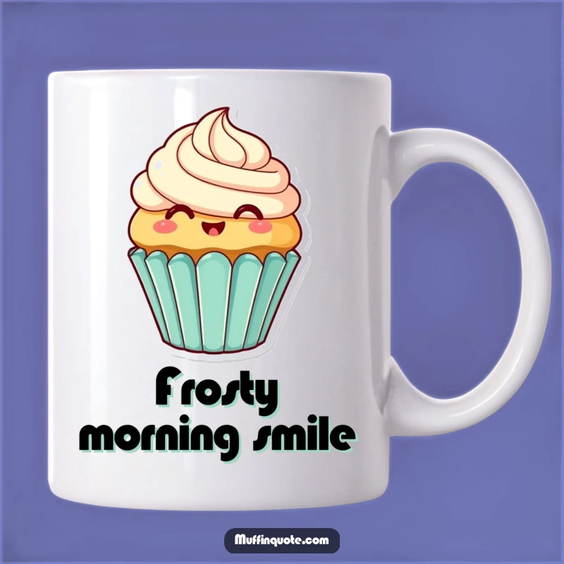 Funny Cupcake Frosting Mug - Delightful Character Dessert Gift