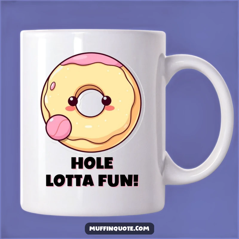 Funny Donut Bouncing Ball Mug - Perfect Cheerful Character Gift Idea