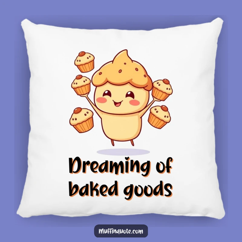 Cozy Funny Muffin Juggling Pillow: Comfort and Sweetness, a Hilarious Gift