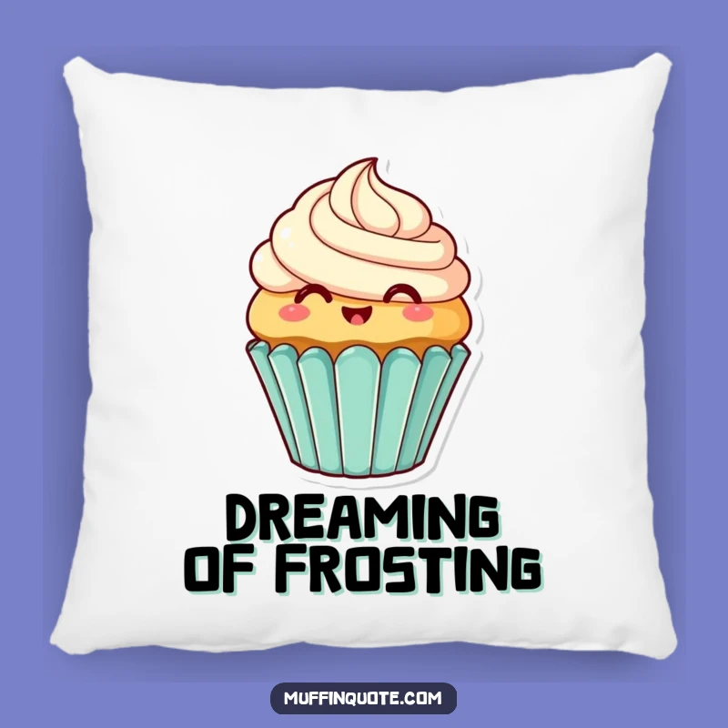 Funny Cupcake Frosting Pillow - Cozy Comfort for Sweet Dreams