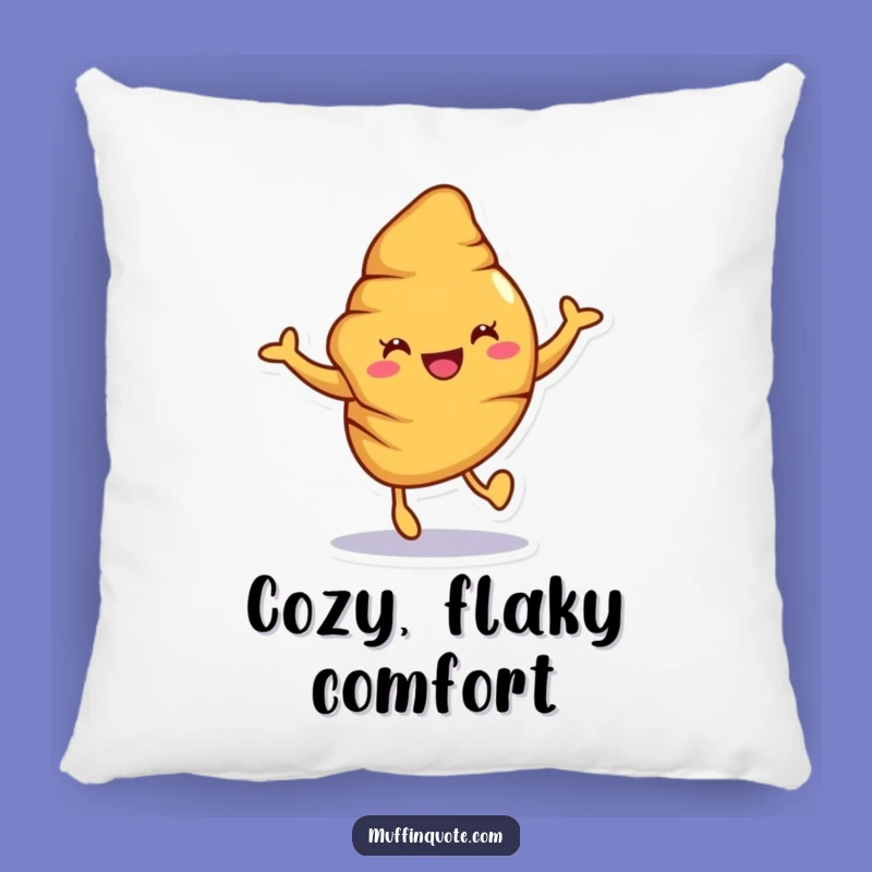 Funny Croissant Pillow: Cuddle Up with Baked Joyful Hop Comfort