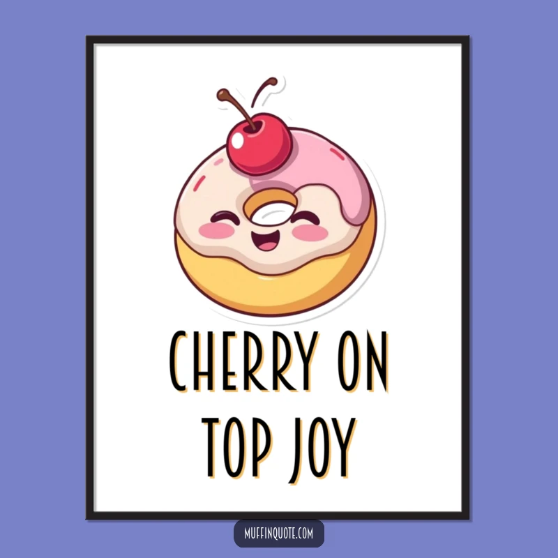 Funny Wobbly Donut Digital Art - Instant Sweetness & Smiles