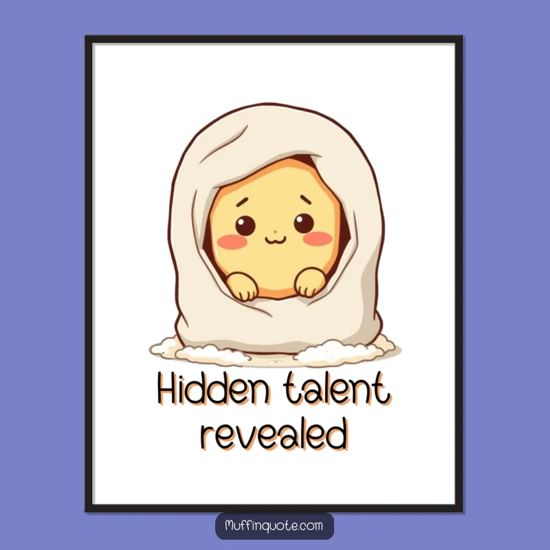 Funny Bread Roll Art Poster: Bring Mischief and Laughter to Your Walls with This Hilarious Print