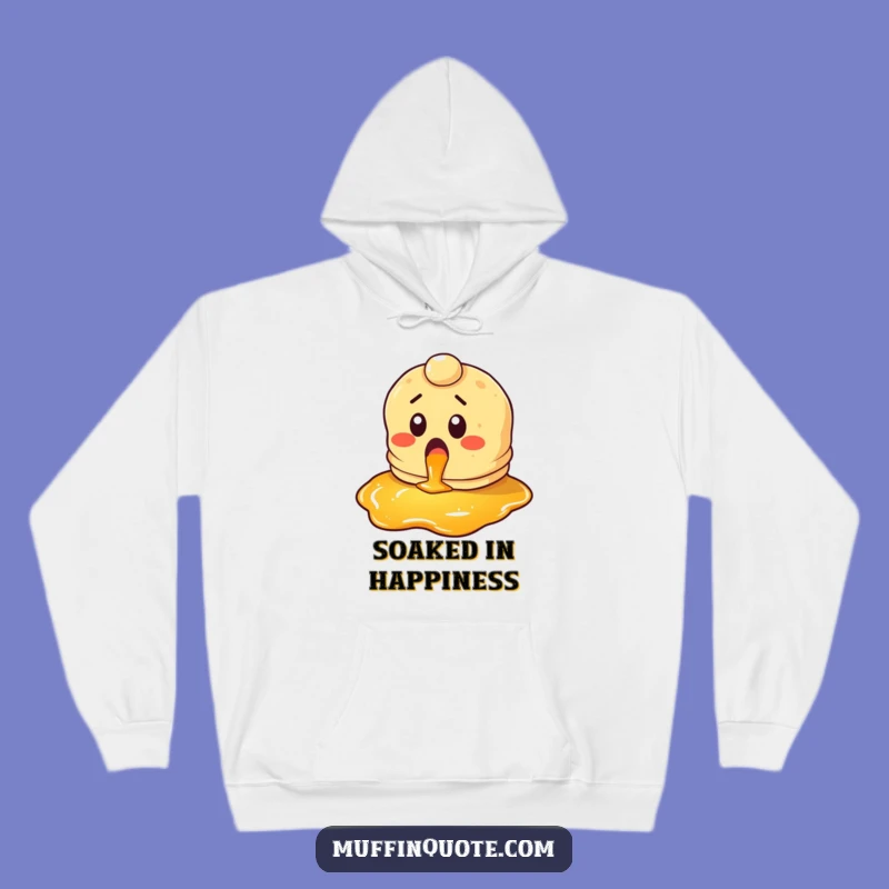 Cozy Funny Pancake Syrup Hoodie: Stay Warm with Breakfast Glee Comfort