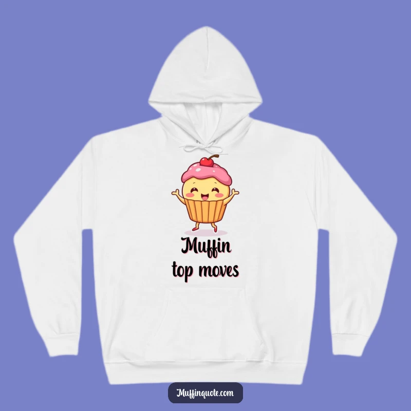 Cozy Funny Muffin Dance Hoodie - Warm and Cheerful Gift