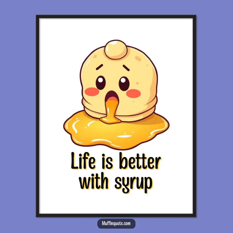 Free Printable Pancake Wall Art: Syrup Glee & Cheerful Downloadable Art