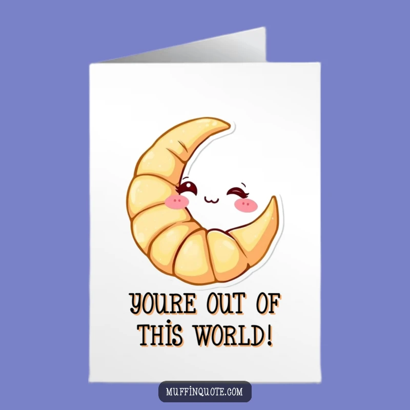 Free Printable Congrats Card: Cheeky Croissant Cheers You On - Get Yours!