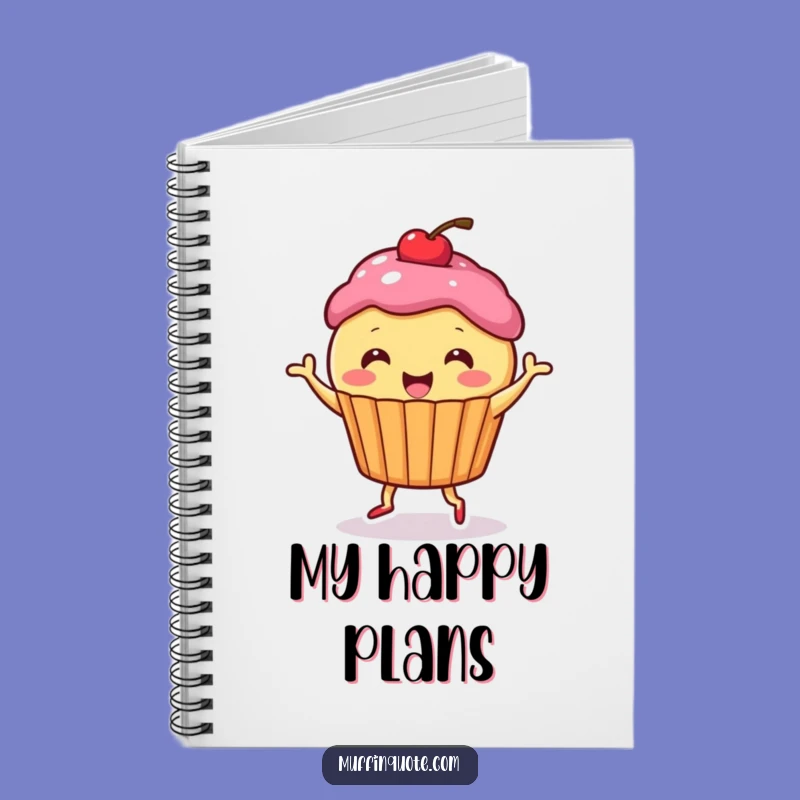 Funny Muffin Dance Notebook - Jot Down Sweet Ideas