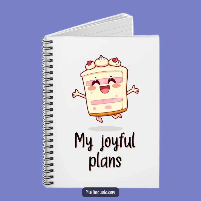 Funny Cake Leap Notebook: Jot Down Celebratory Ideas with Joy