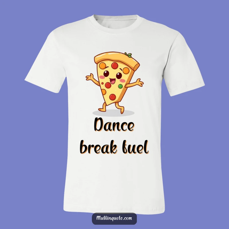 Funny Pizza Jig T-Shirt - Dancing Slice Character Food Lover Tee Gift