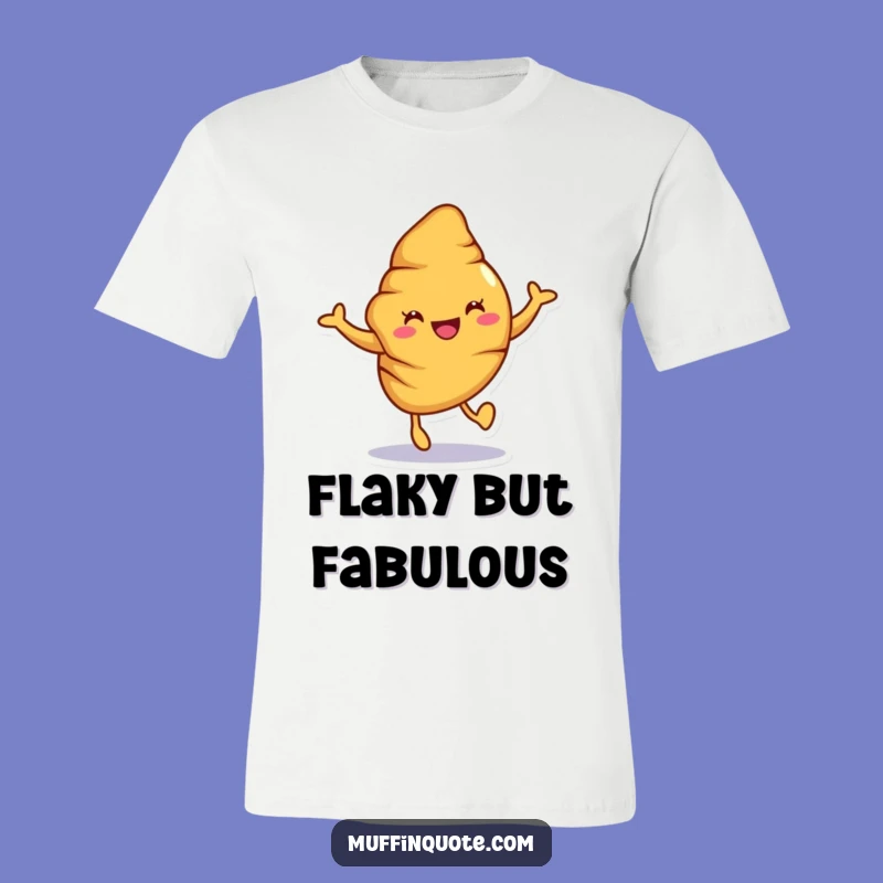 Funny Croissant T-Shirt: Wear Your Joyful Baked Freshness with Humor