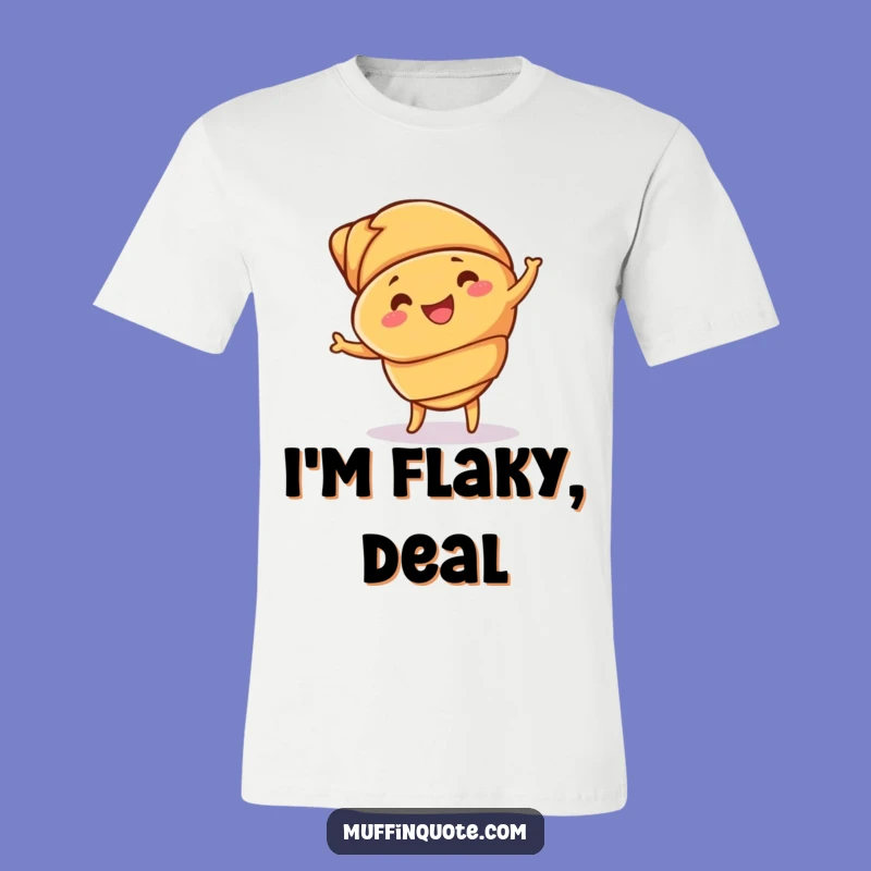 Funny Croissant Jig T-Shirt: Wear Your Buttery Joy and Start Dancing!