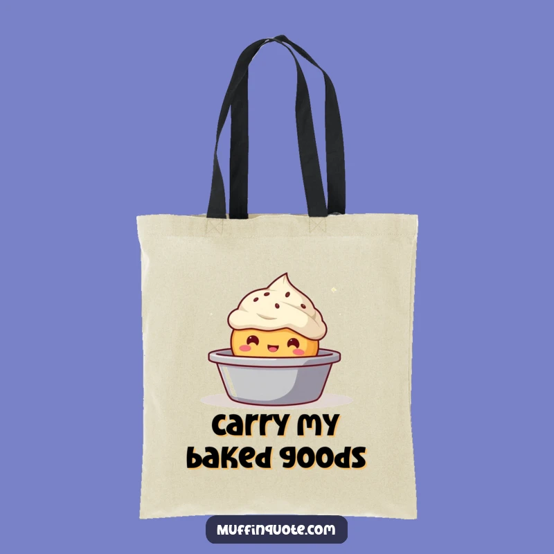 Funny Bubbly Muffin Tote Bag - Carry Your Treats and Smiles in Style!