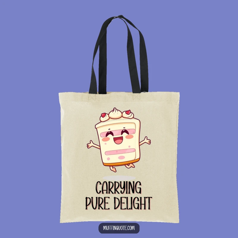Funny Cake Leap Tote Bag: Carry Your Celebrations with Sweet Style